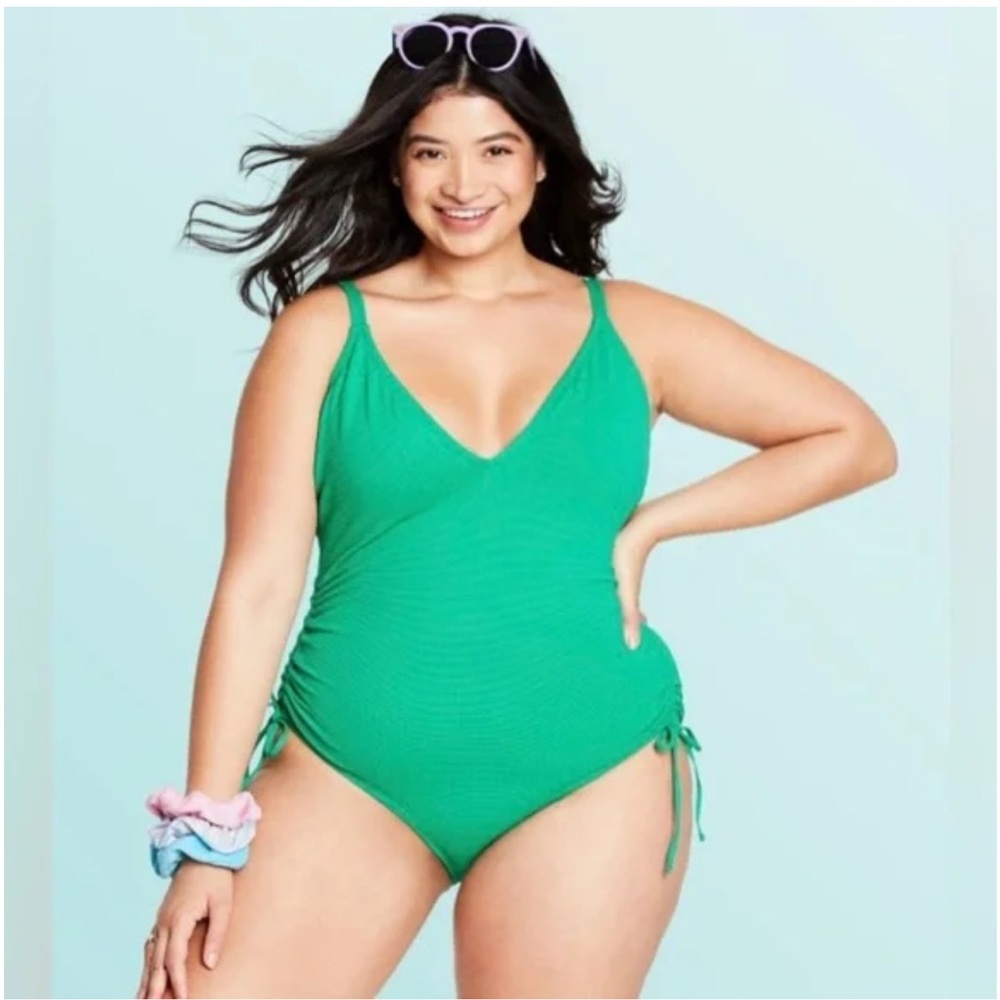 Stoney Clover Lane x Target Green One Piece Swimsuit - Size 18